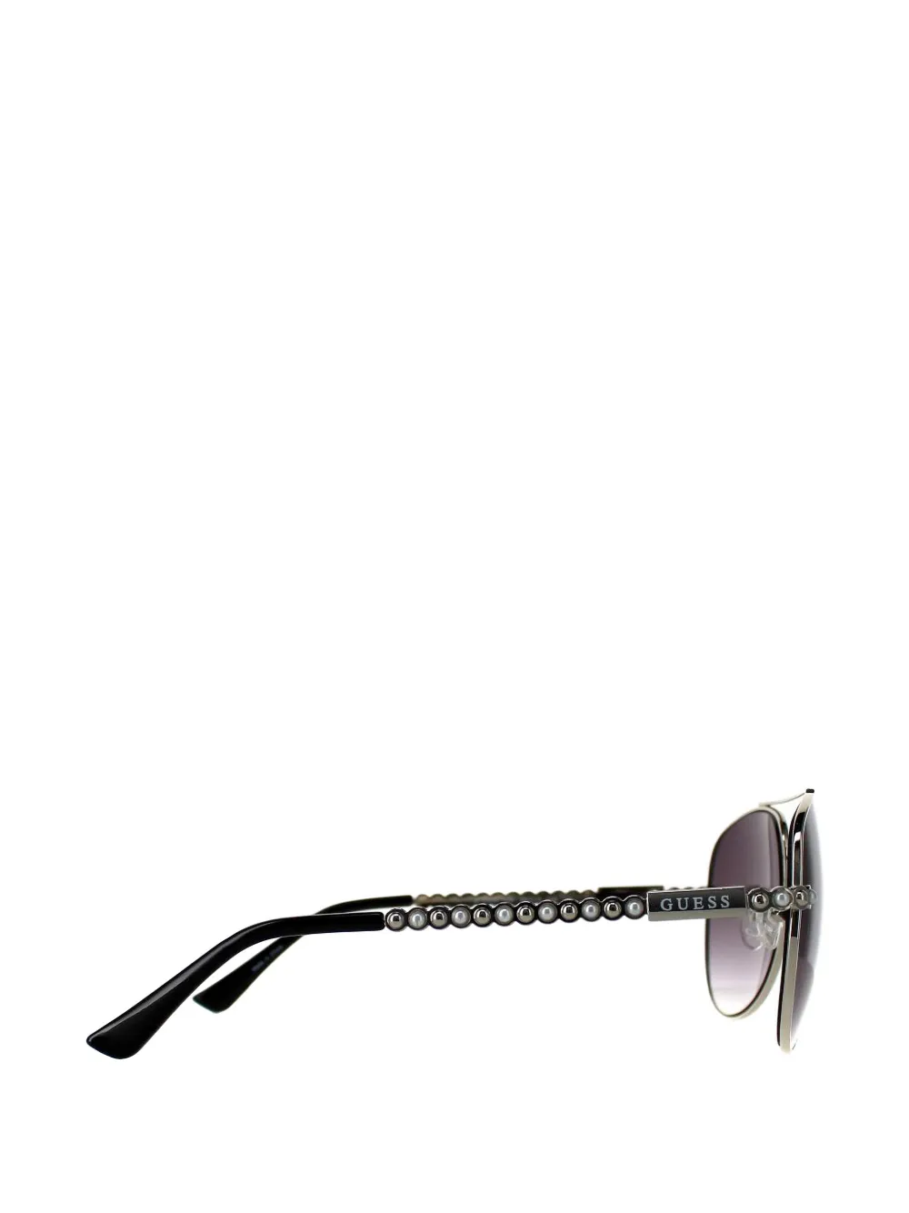 GUESS EYEWEAR Zonnebril met logodetail Zilver