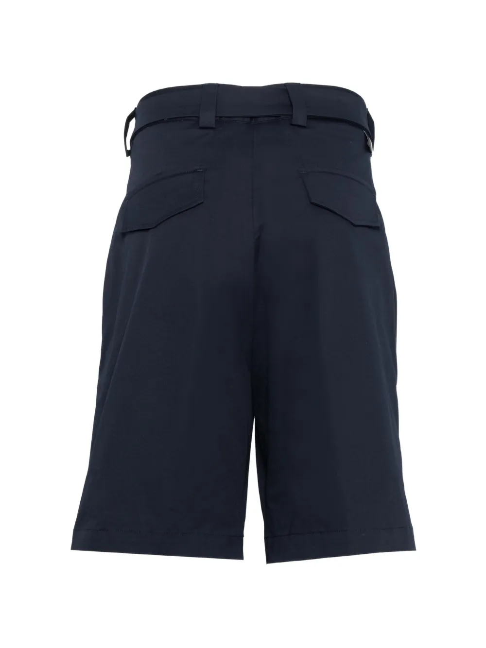 Low Brand Shorts met ceintuur Blauw