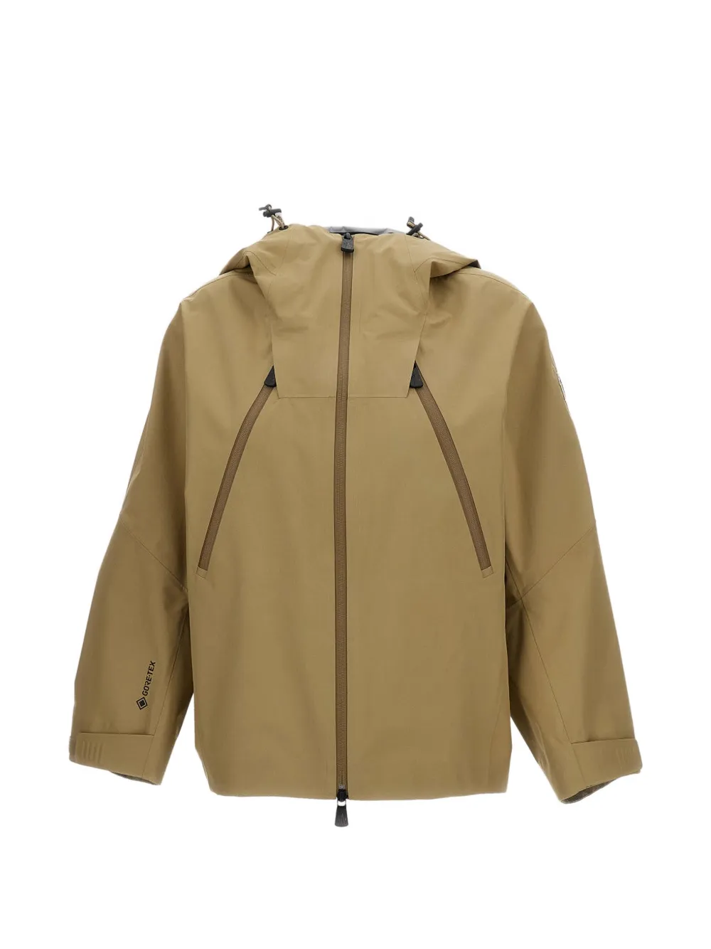 Moncler Grenoble Santec Gore-Texel jack met ritssluiting Beige