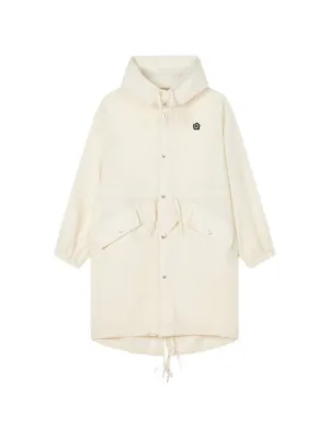 Kenzo Kenzo Sounds logo-print Parka Coat | Neutrals | FARFETCH
