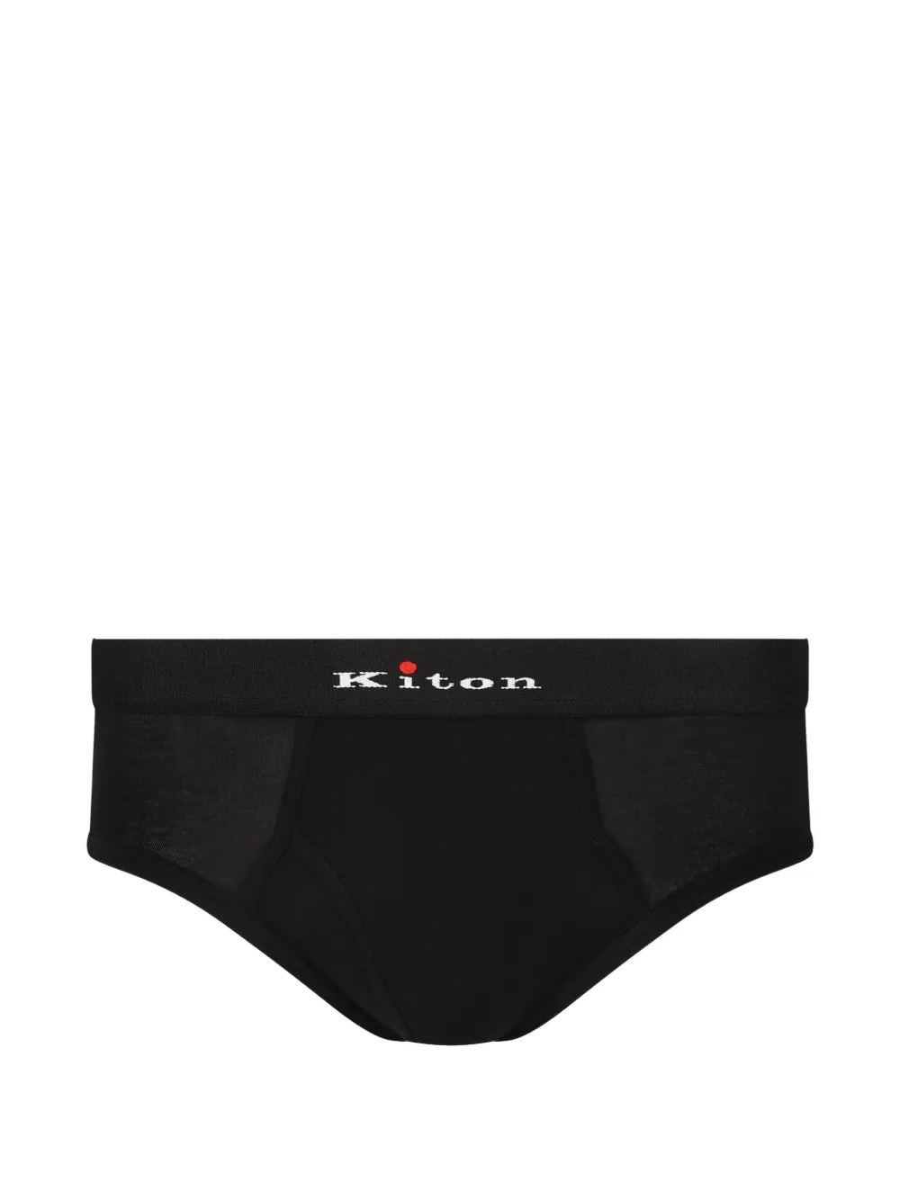 Kiton logo-waistband briefs - Schwarz