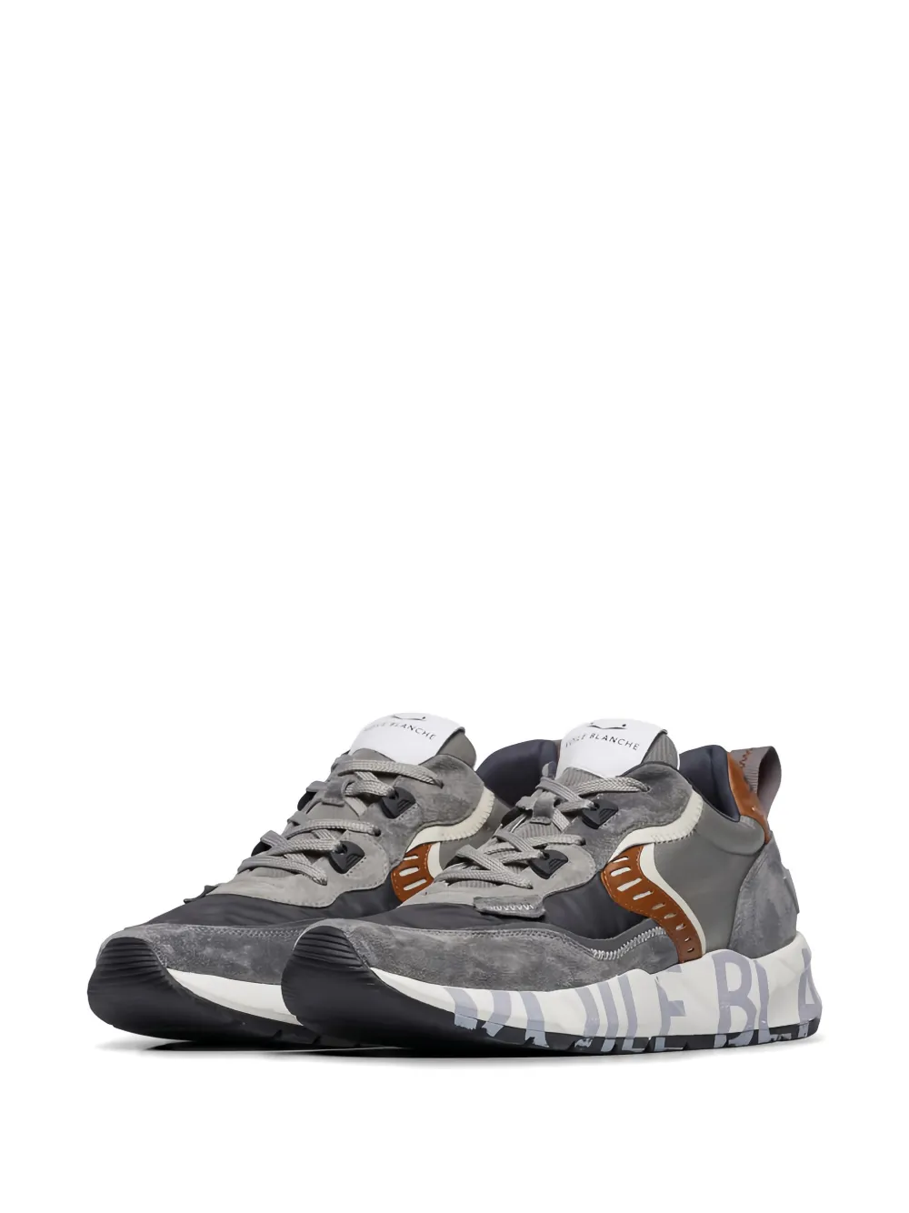 Voile Blanche Club01 logo-print sneakers Grijs