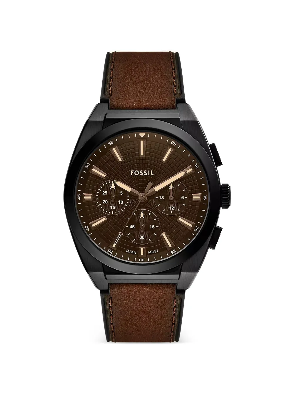 FOSSIL Everett 44mm watch - Marrone