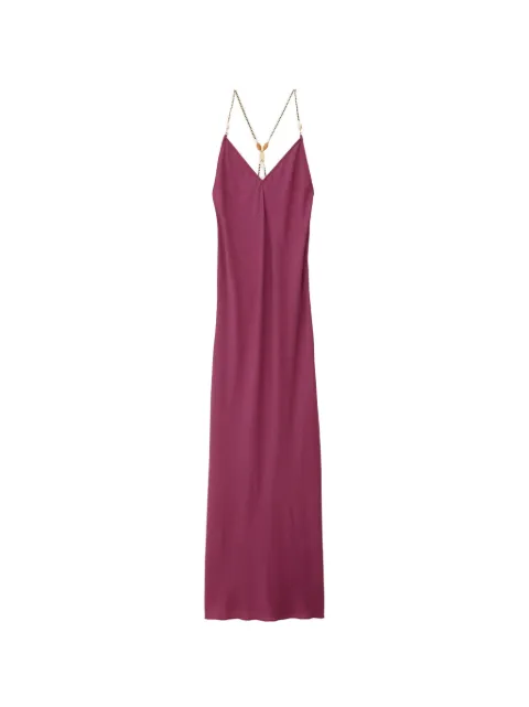 Ba&Sh Hany bead-embellished crinkled maxi dress