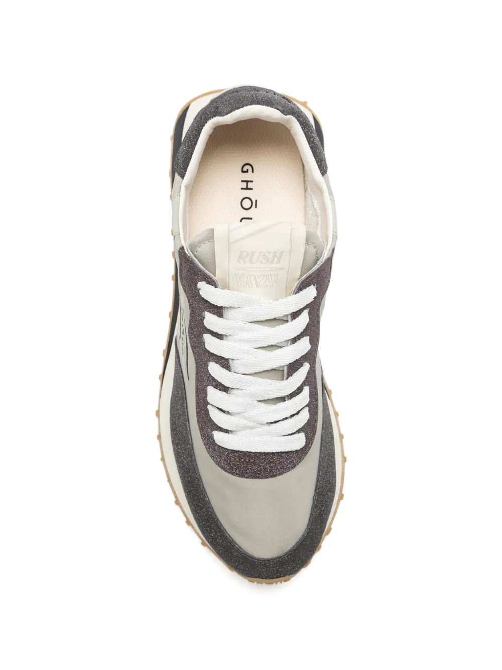 GHŌUD Rush Starlight glitter-detailing sneakers Beige
