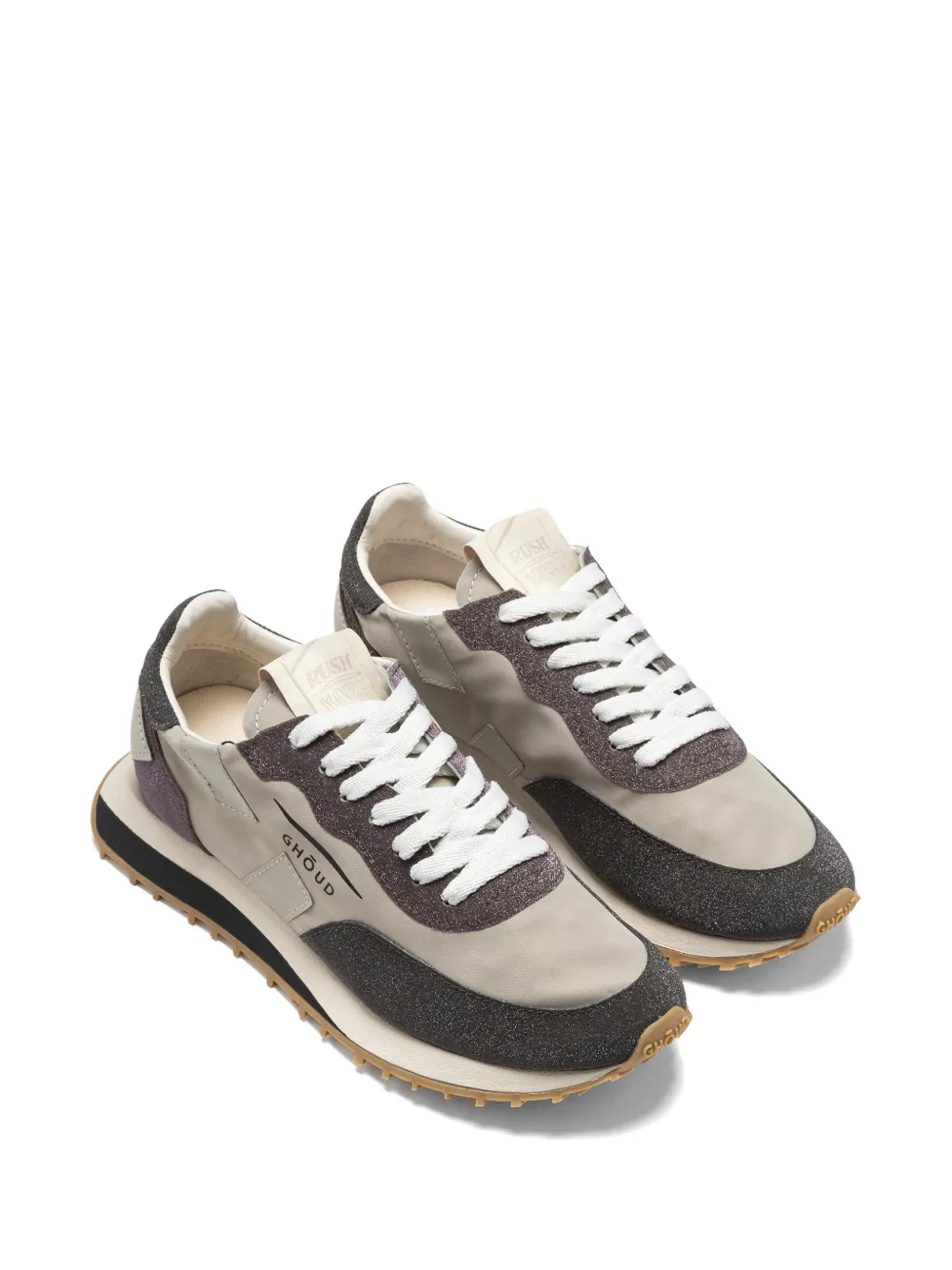 GHŌUD Rush Starlight glitter-detailing sneakers Beige