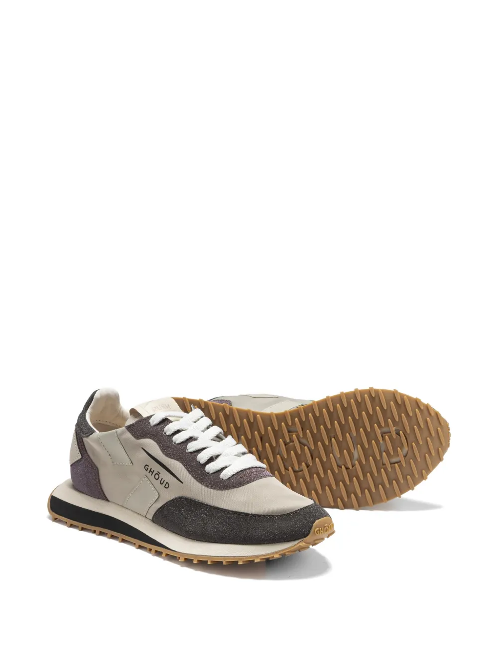 GHŌUD Rush Starlight glitter-detailing sneakers Beige