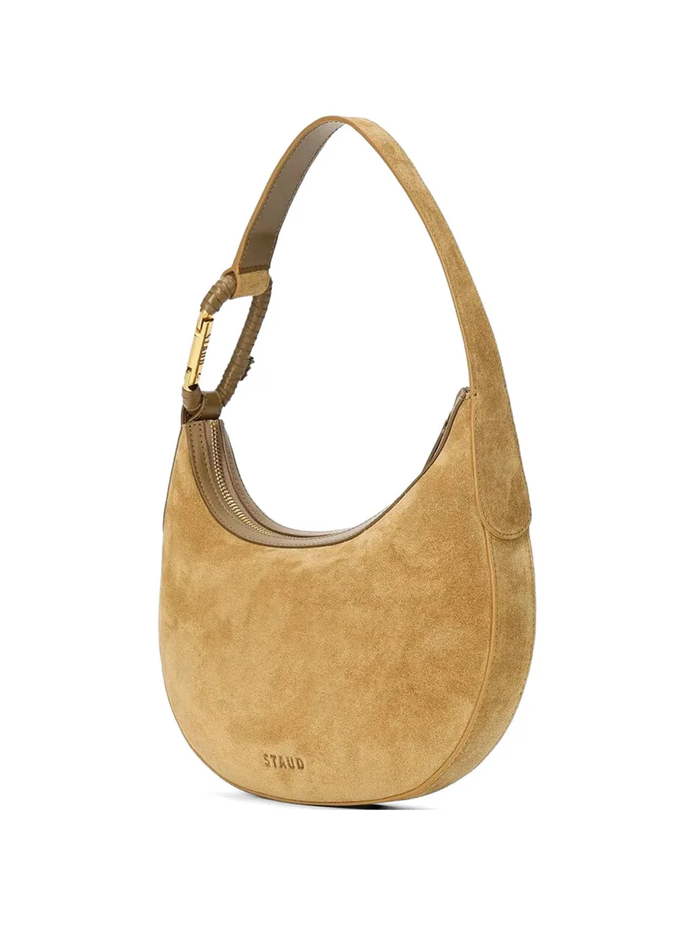 STAUD Alden suede shoulder bag - Toni neutri