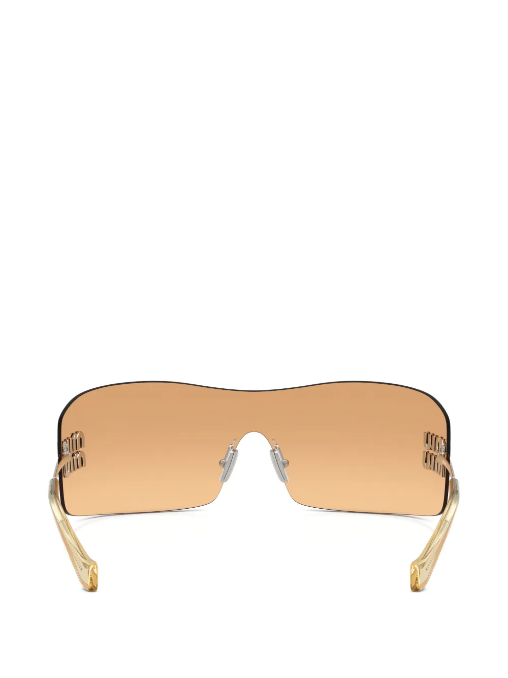Miu Eyewear Aube zonnebril Oranje