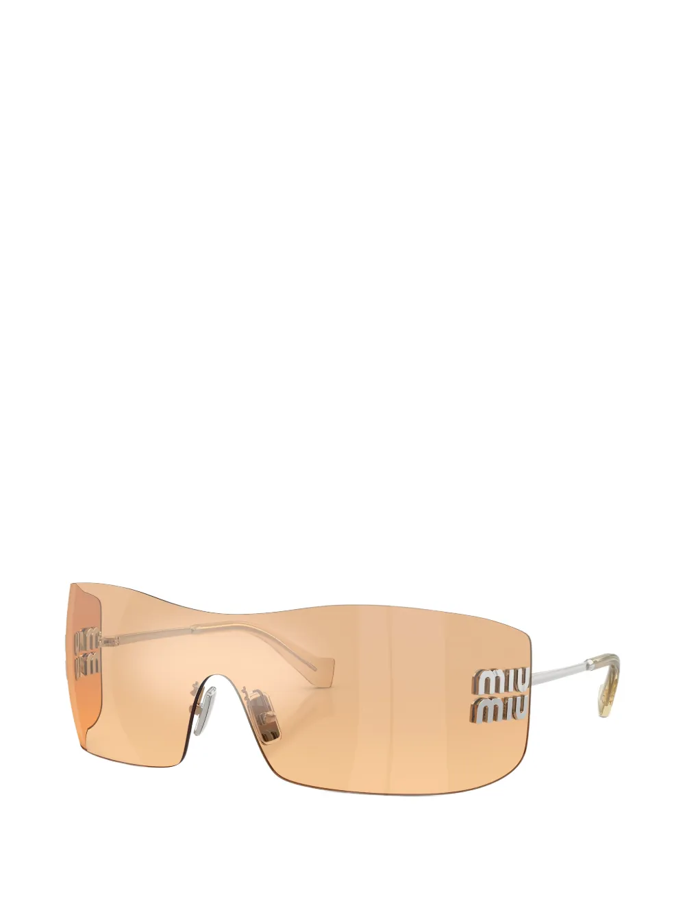Miu Eyewear Aube zonnebril Oranje