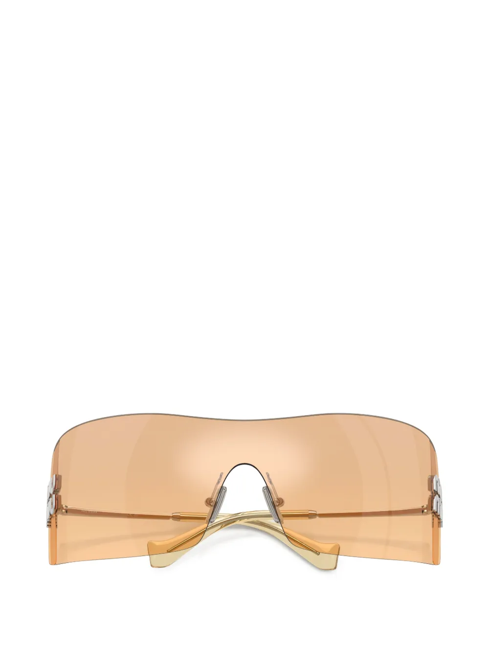 Miu Eyewear Aube zonnebril Oranje
