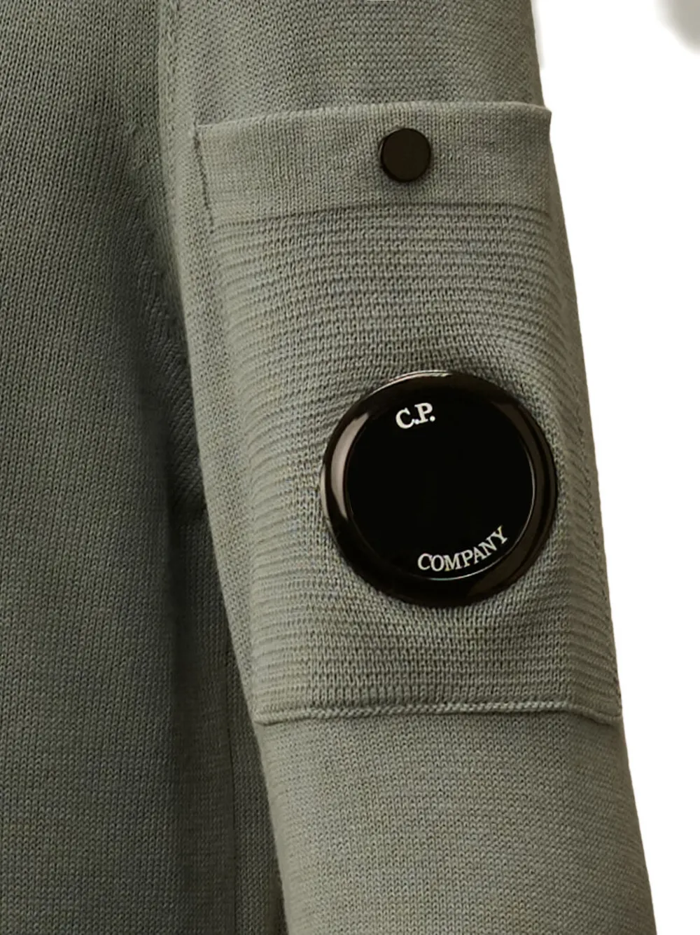 C.P. Company Kids Trui met logopatch Groen