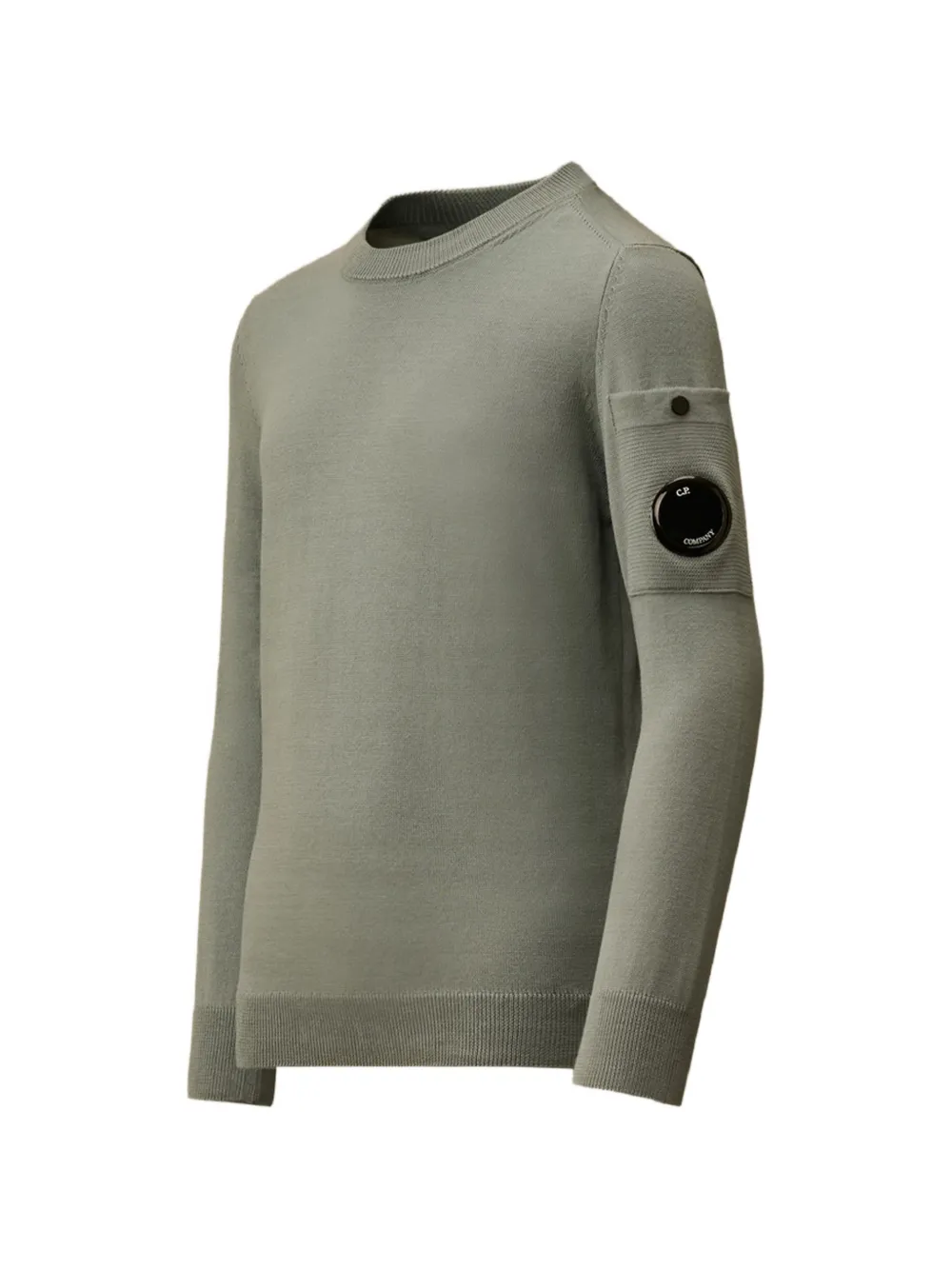 C.P. Company Kids Trui met logopatch Groen
