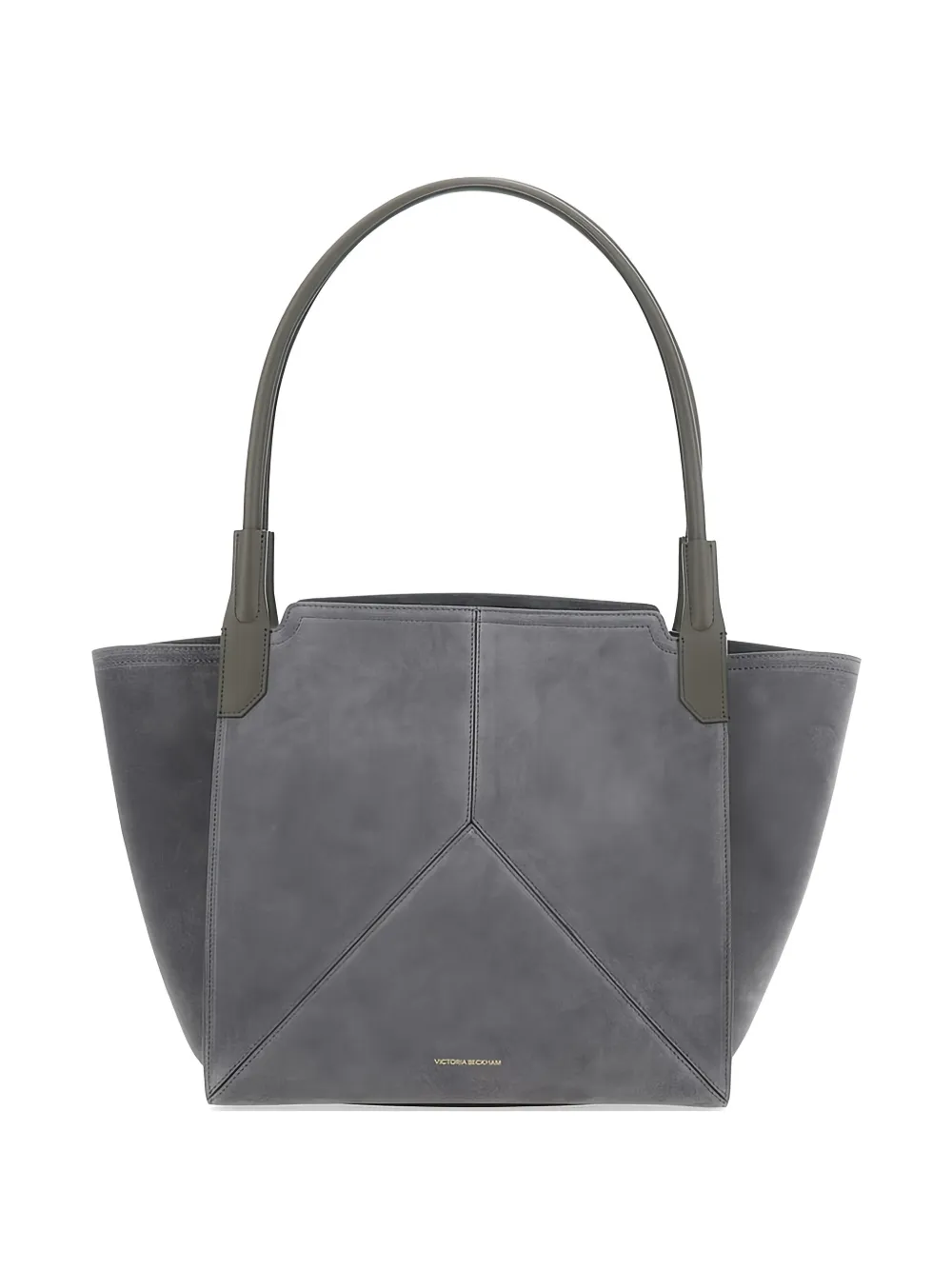 Victoria Beckham small Victoria panelled tote bag - Grau