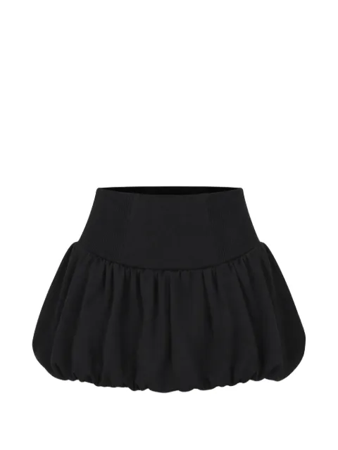 Fleur Du Mal bubble-hem gathered mini skirt