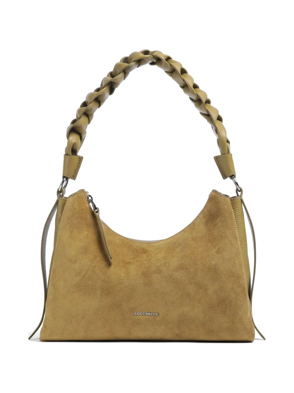 Coccinelle braided-handle shoulder bag - Neutrals