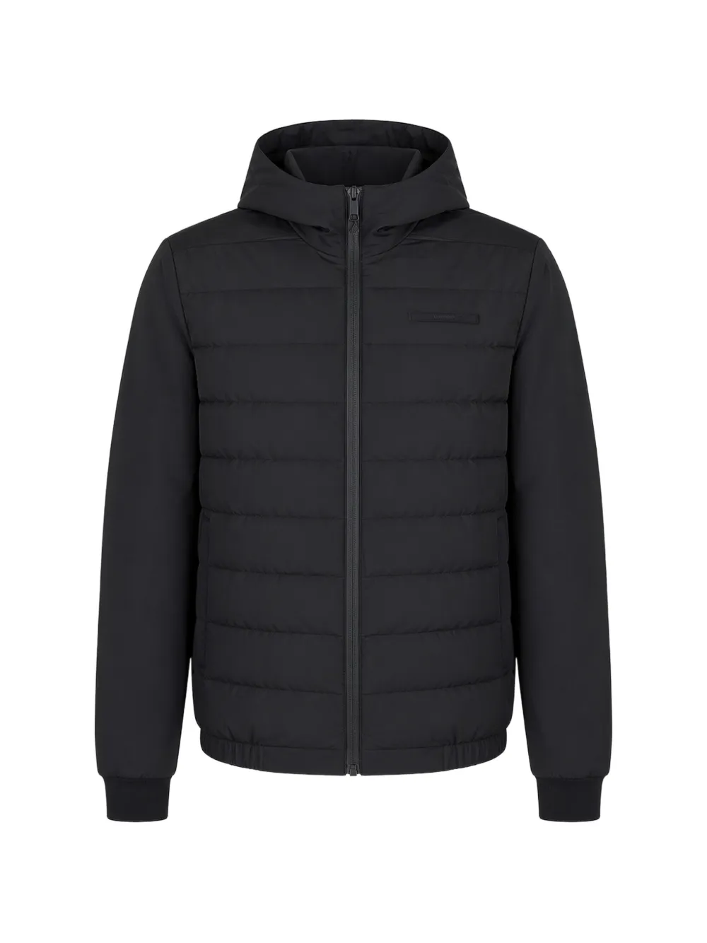 Calvin Klein quilted hooded jacket - Nero