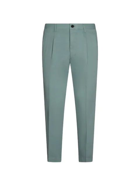Incotex pleated tapered-leg trousers