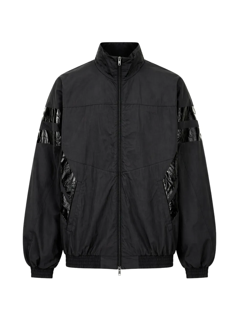 VETEMENTS tape-detail tracksuit jacket - Schwarz