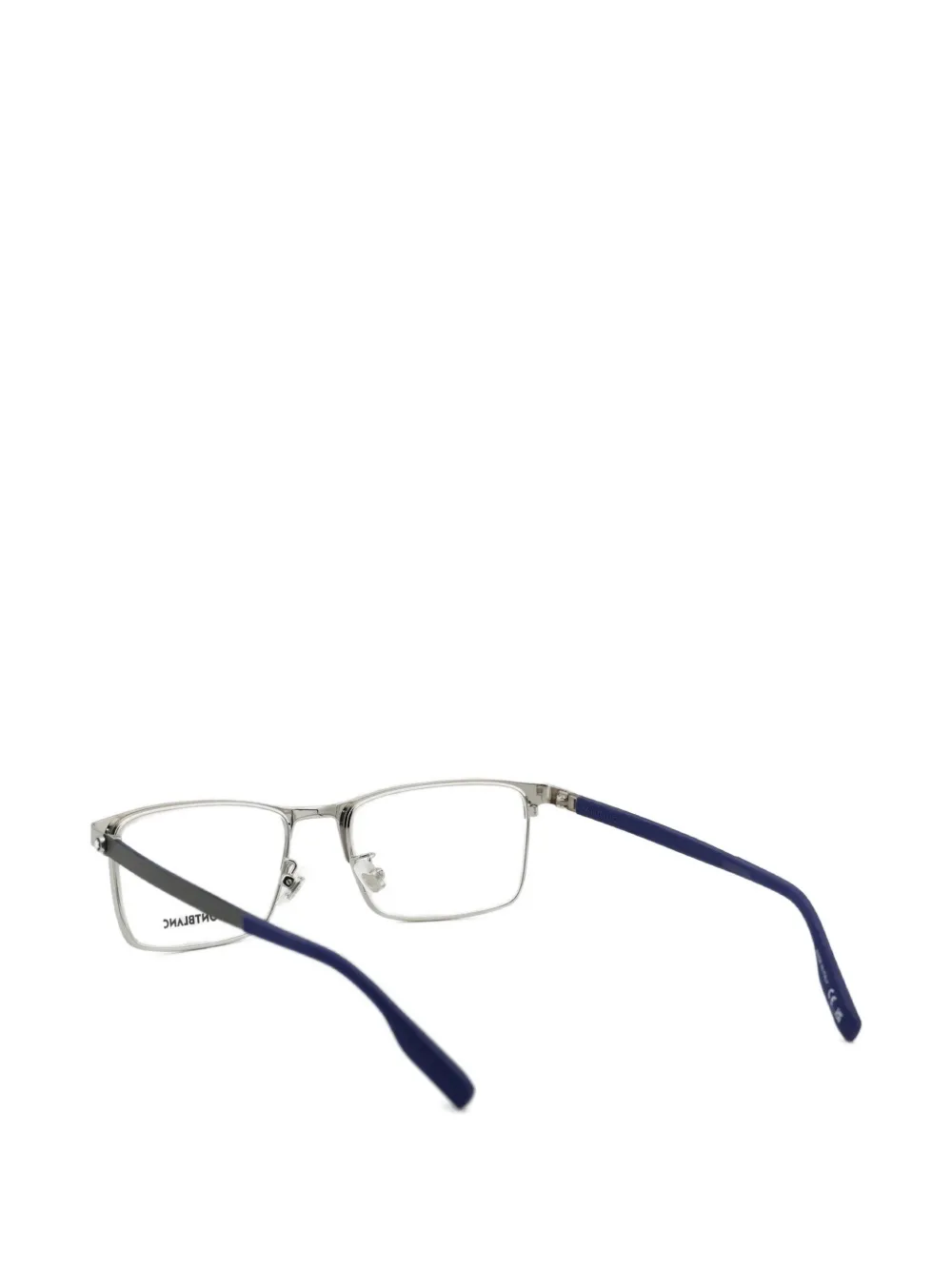 Montblanc Bril met rechthoekig montuur Zilver
