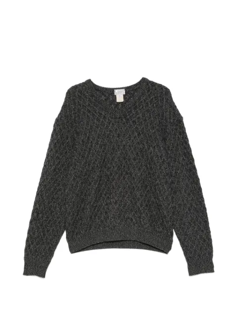 Versace Pre-Owned 1990s diamond-knit sweater