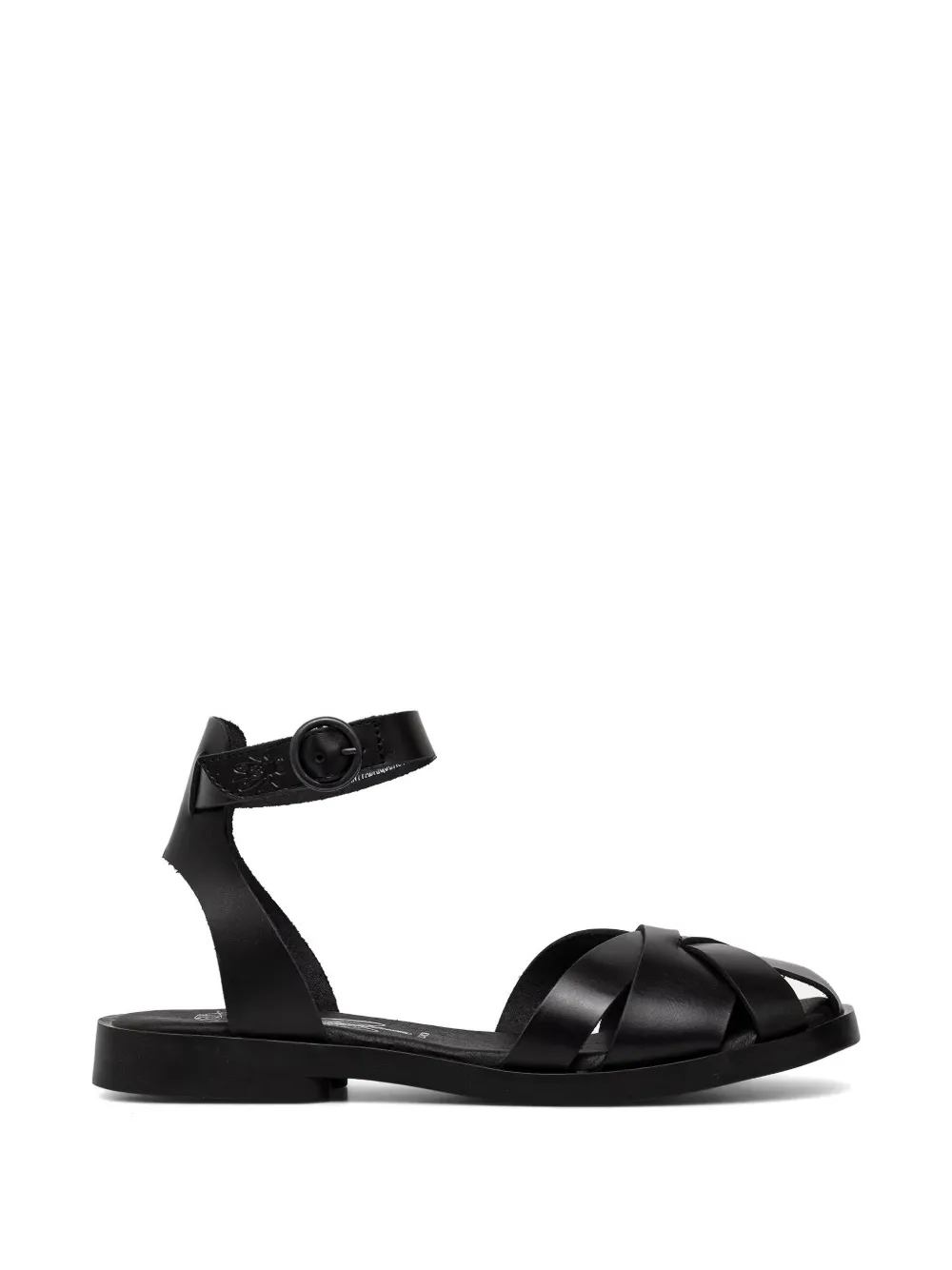 Fly London buckle-fastening leather sandals Zwart