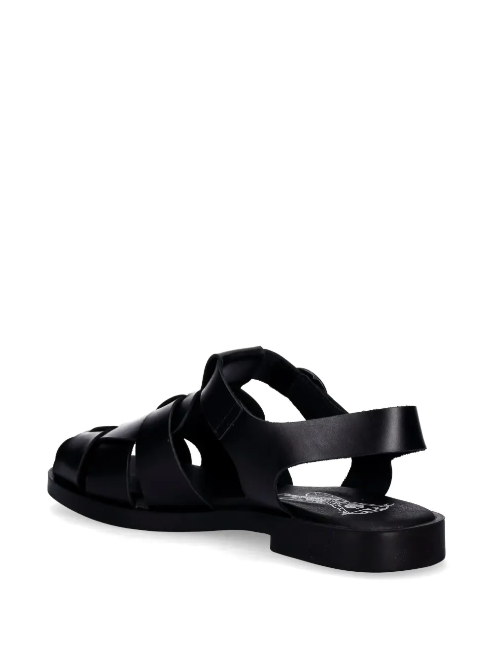 Fly London interwoven leather sandals Zwart