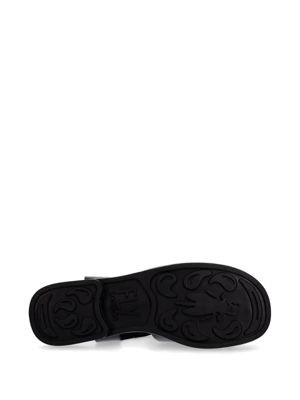 Fly London interwoven leather sandals Zwart