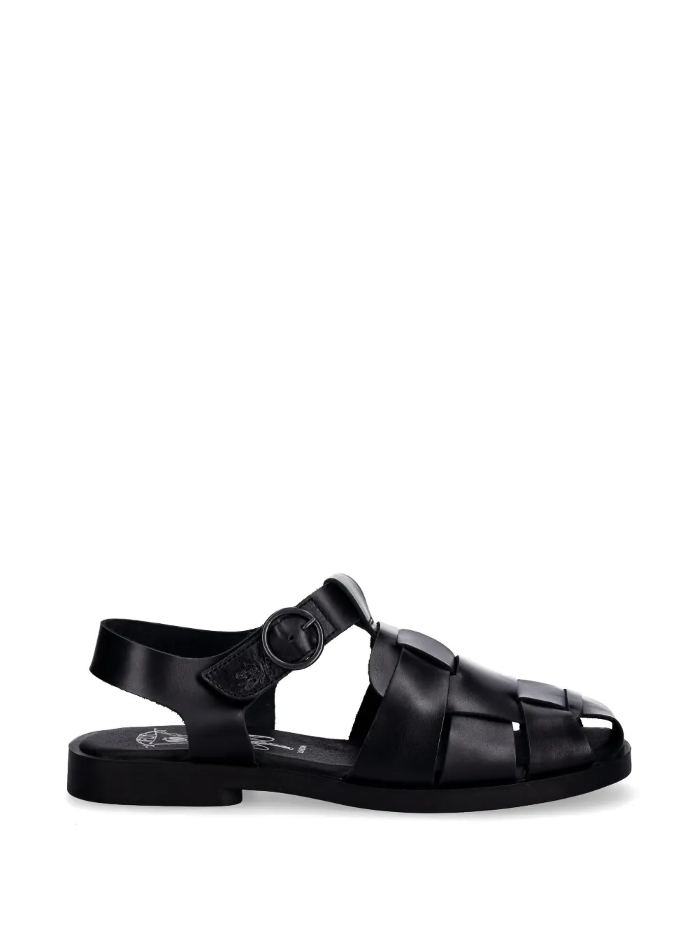 Fly London interwoven leather sandals Zwart