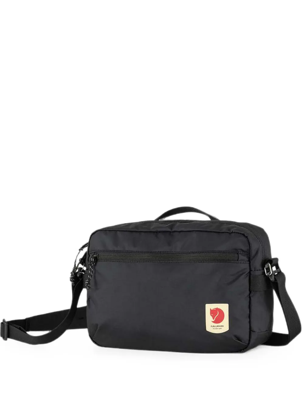 Fjällräven Crossbodytas met logo-patch en ritssluiting Zwart