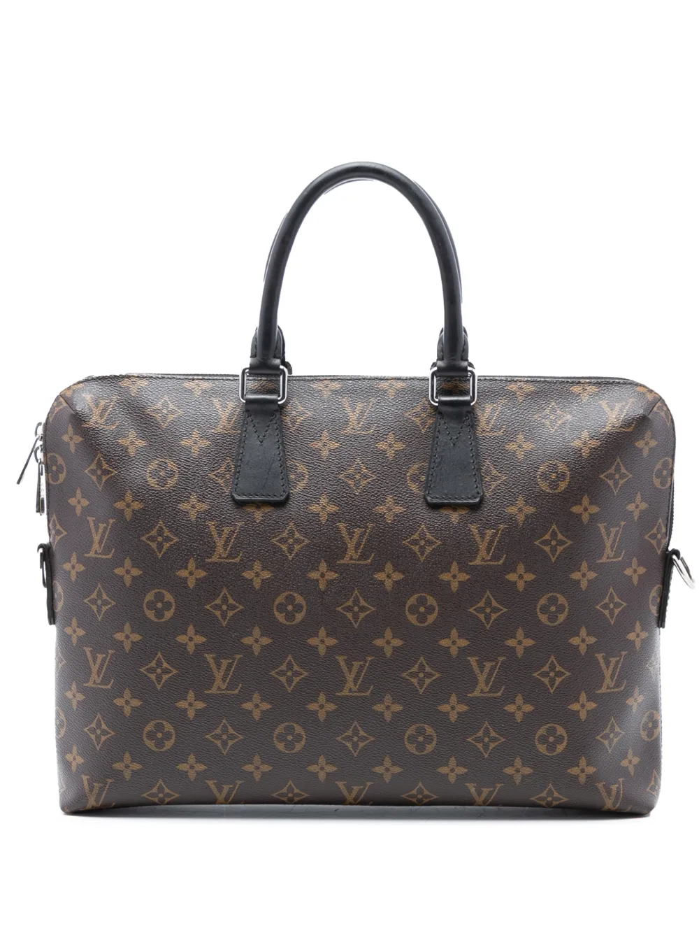 Louis Vuitton Pre-Owned 2015 Monogram Macassar Porte Documents Jour business bag - Brown