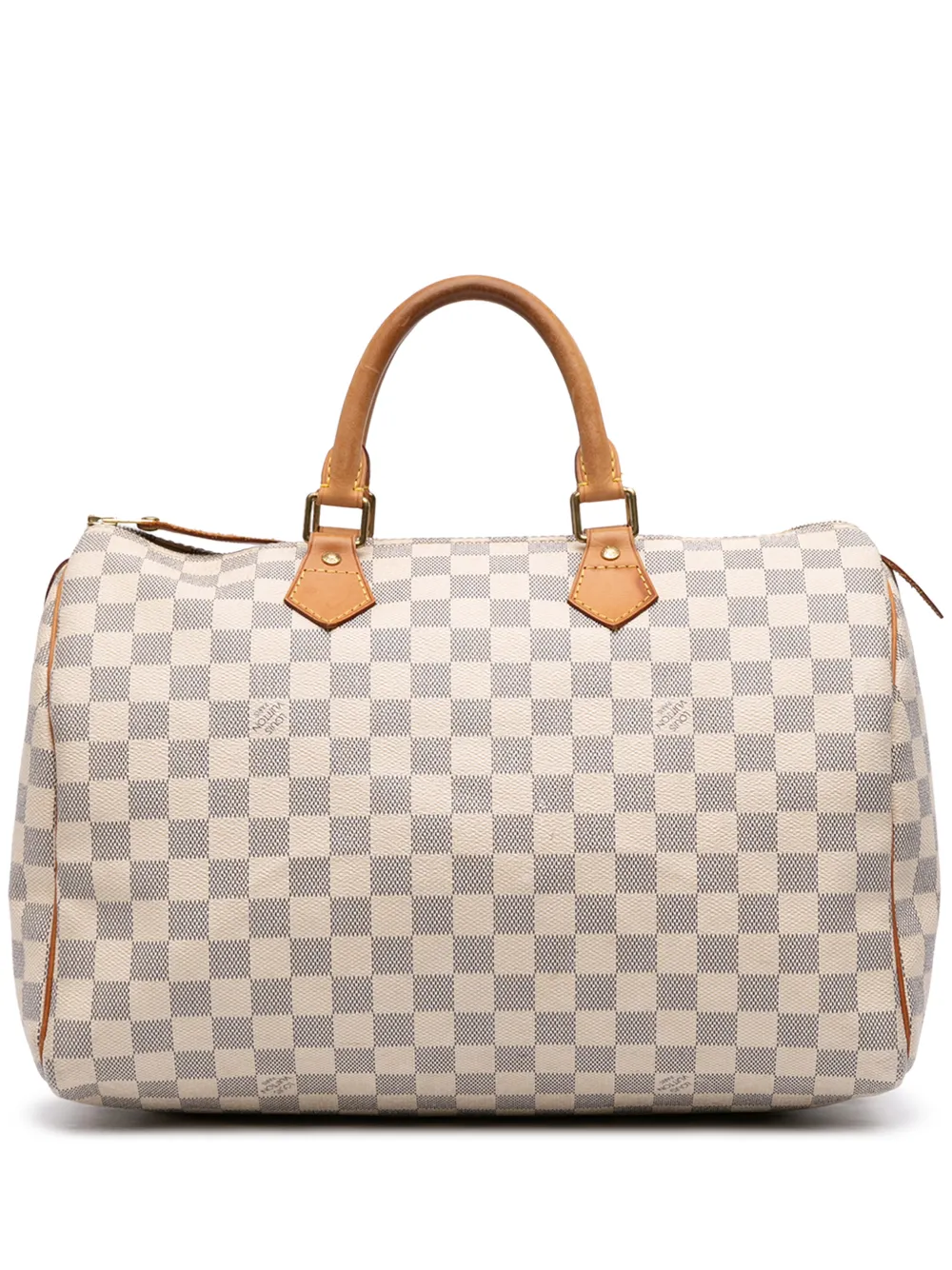 Louis Vuitton Pre-Owned 2009 Damier Azur Speedy 35 boston bag - Bianco
