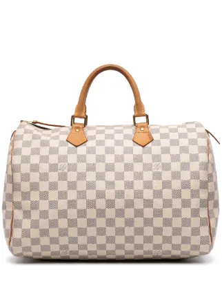 Louis Vuitton Pre-Owned 2009 Damier Azur Speedy 35 Boston Bag