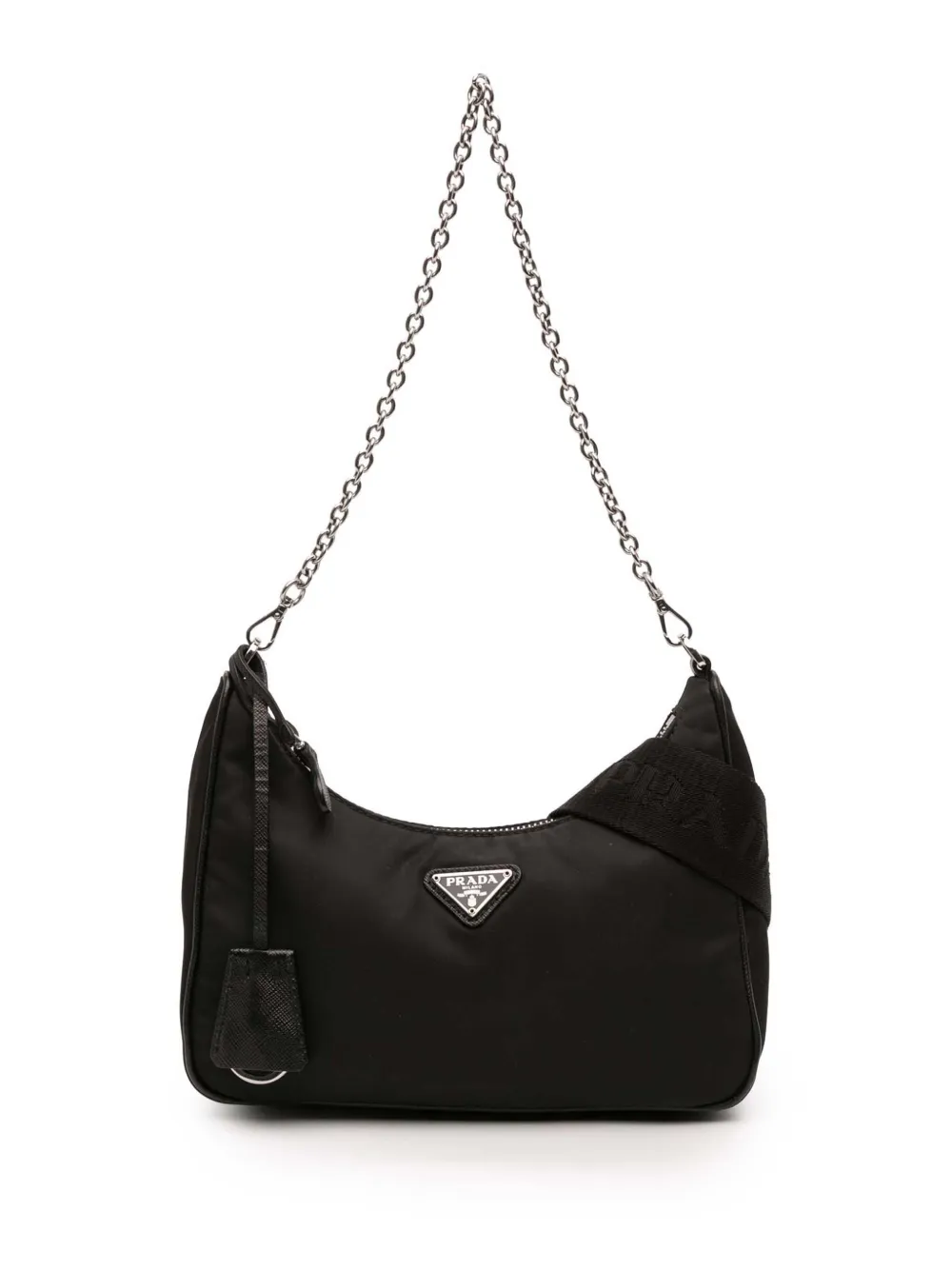 Prada Pre-Owned 2019-2025 Tessuto Re Edition 2005 satchel - Black