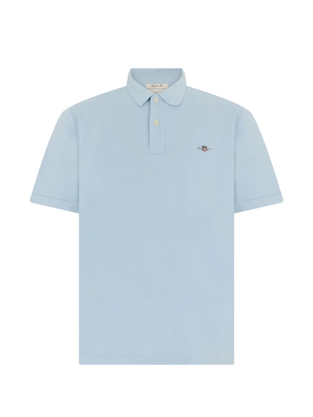 Gant logo-embroidered polo shirt - Blu