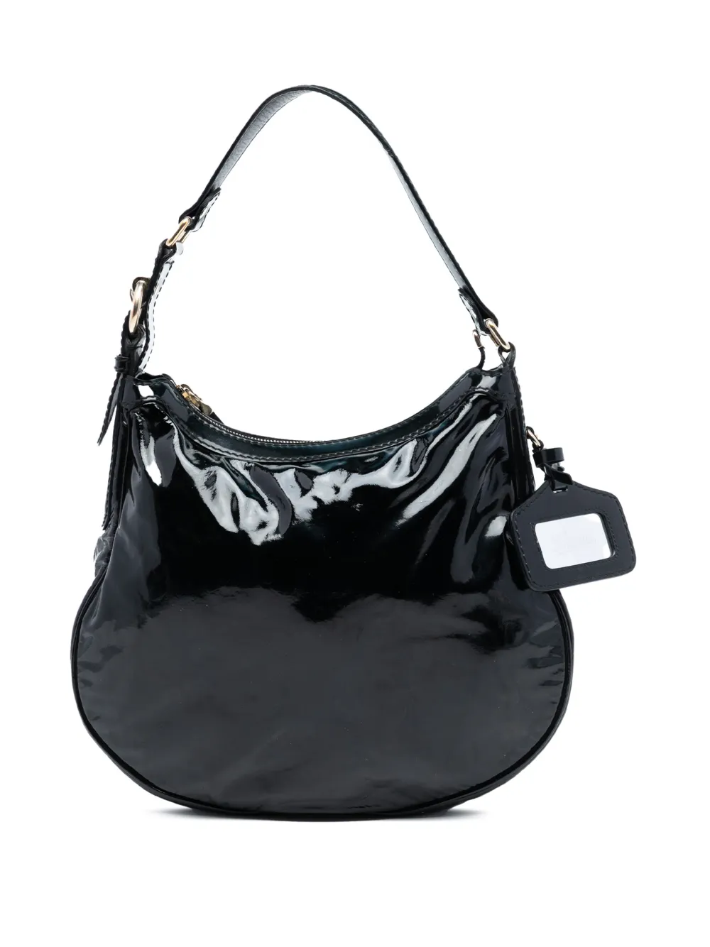 Gucci Pre-Owned 2016-2025 Patent shoulder bag - Nero