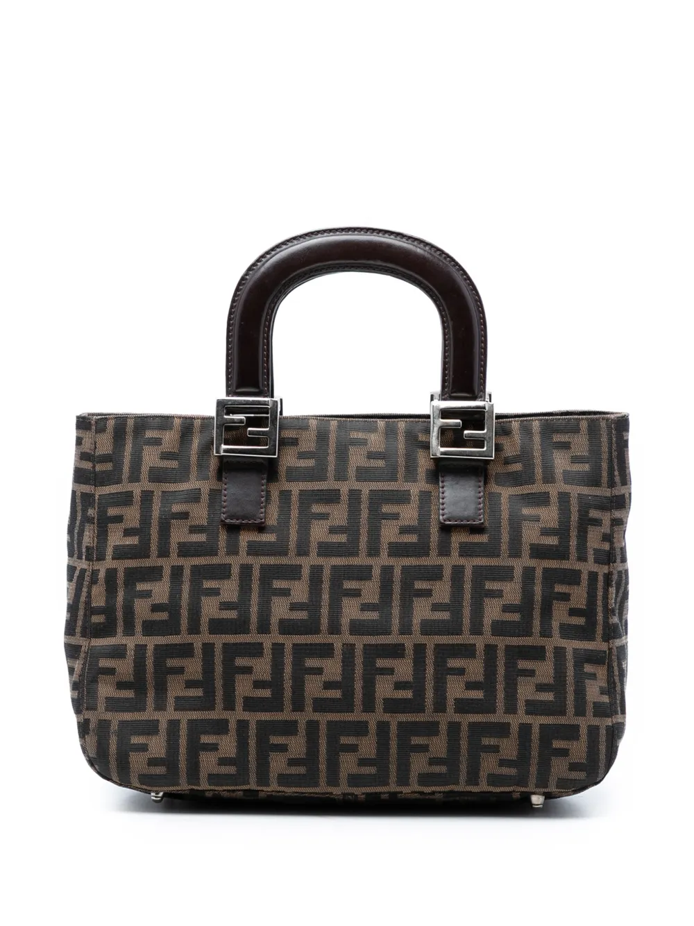 Fendi Pre-Owned 20th Century Small Zucca Canvas Twins tote bag - Brown