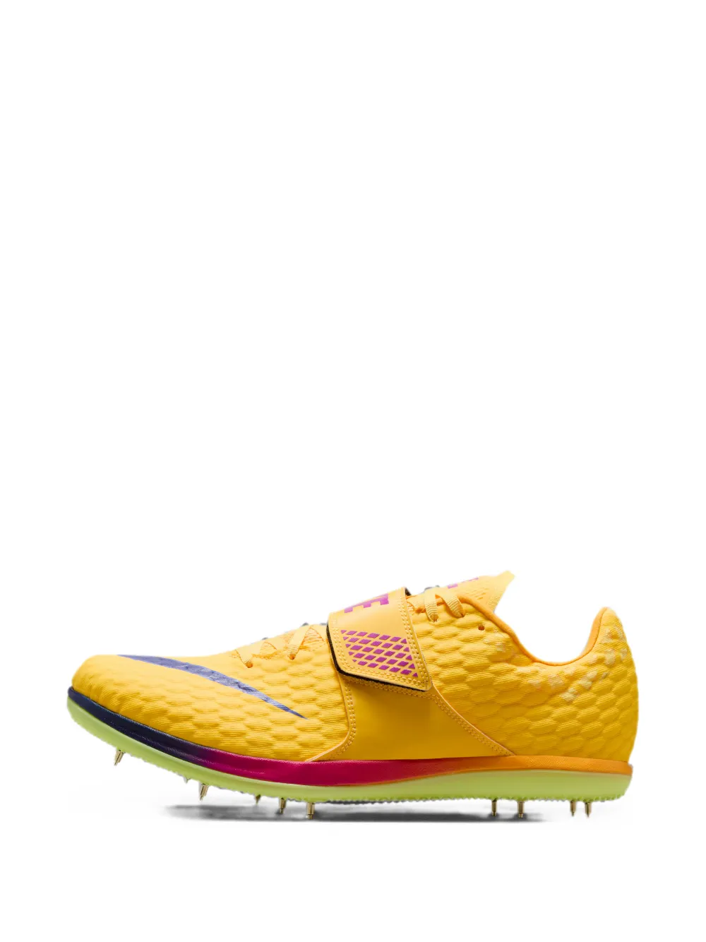 Nike High Jump Elite touch-strap sneakers Geel