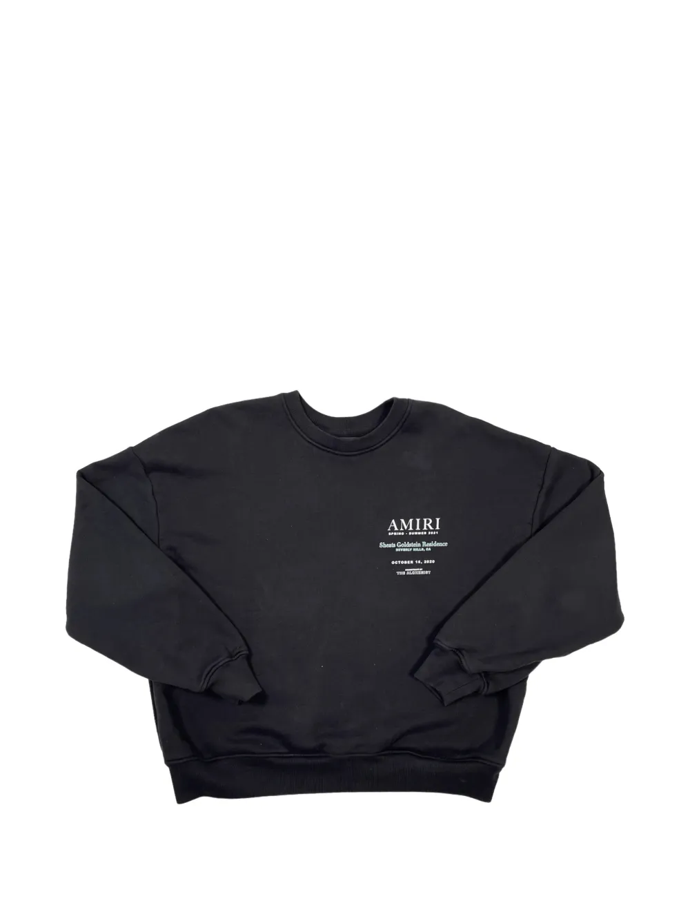 AMIRI Goldstein Residence printed sweater - Schwarz