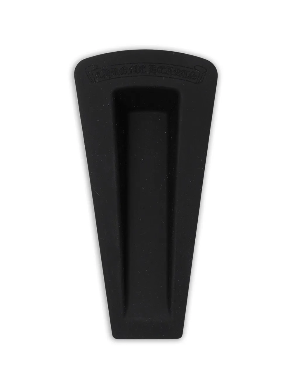 Chrome Hearts cross-logo rubber door stopper - Black