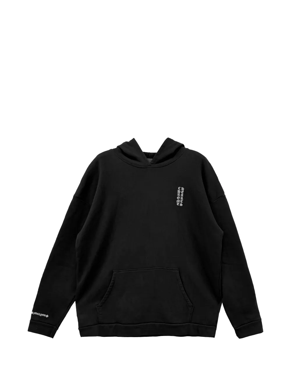 Chrome Hearts embroidered logo-print hoodie - Schwarz