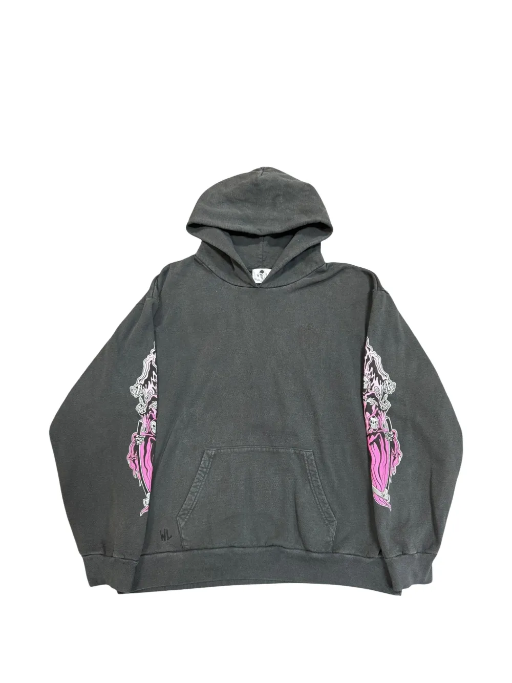 Warren Lotas Three Reaper hoodie - Grey