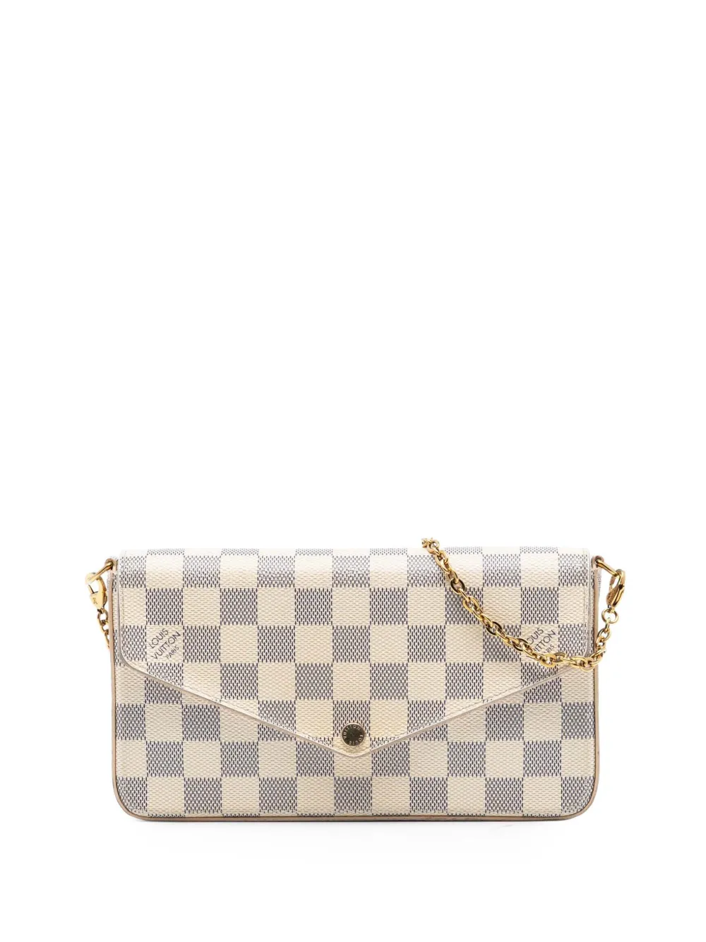 Louis Vuitton Pre-Owned 2020 Damier Azur Pochette Felicie crossbody bag - Bianco