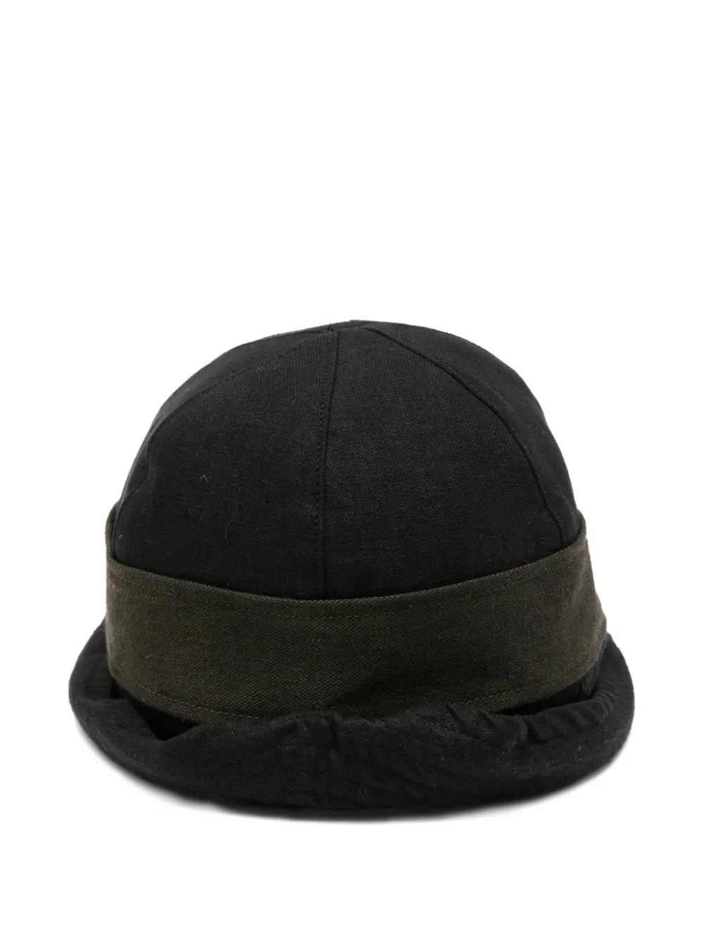  Ziggy Chen Gorro Con Ribete En Contraste - Negro 