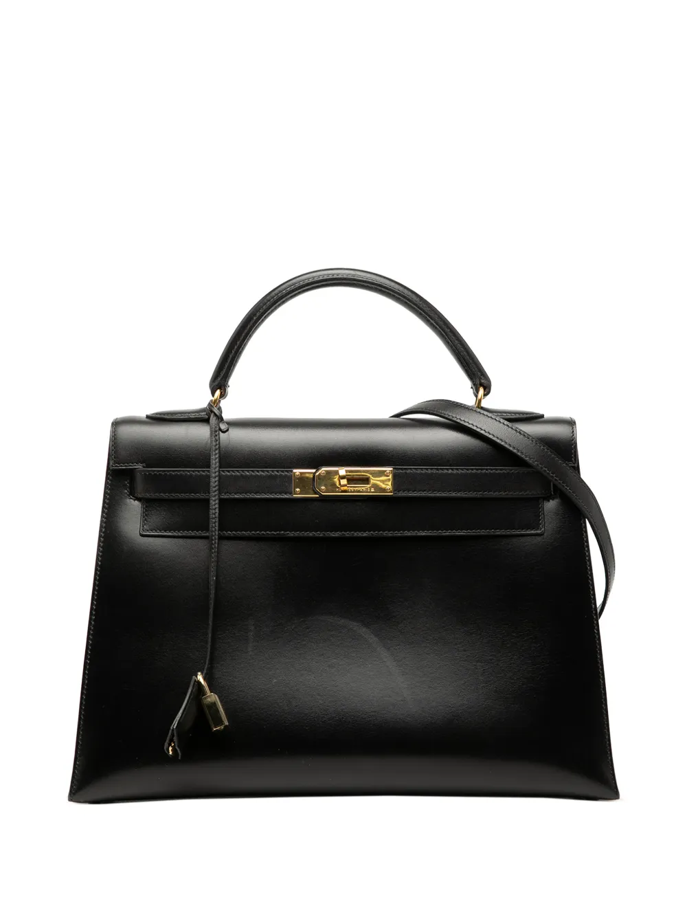 Hermès Pre-Owned 1994 Box Calf Kelly Sellier 32 satchel - Nero