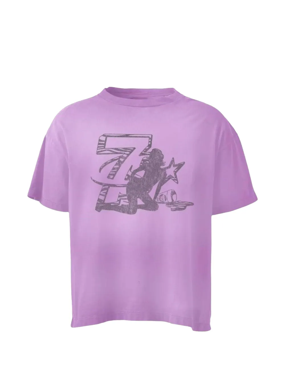 Triple Sevens グラフィック Tシャツ | パープル | Image 1