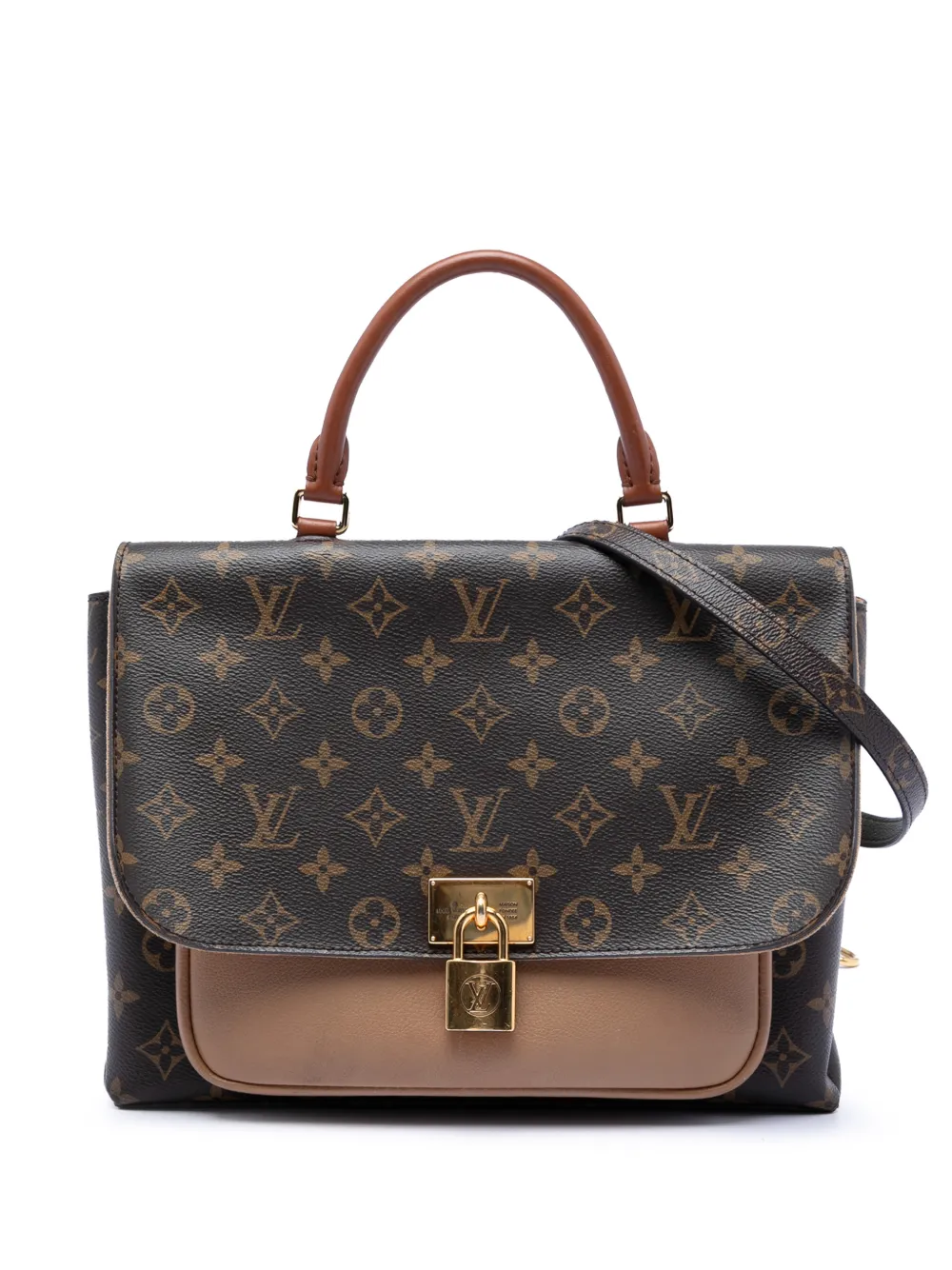 Louis Vuitton Pre-Owned 2017 Monogram Marignan satchel - Braun