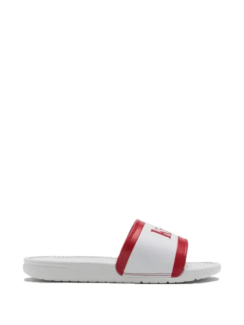 KITH x Coke logo-print slides