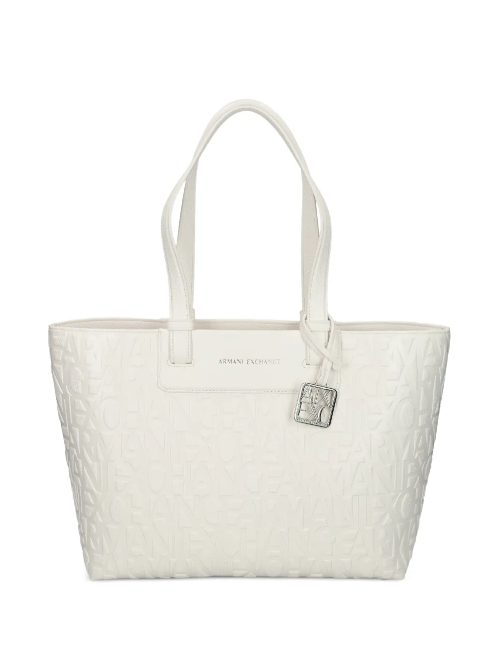 Armani Exchange logo-embossed tote bag - Toni neutri