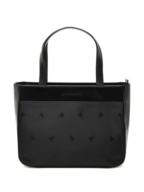 Burberry Pre-Owned 2000-2017 Leather Trimmed Nylon handbag